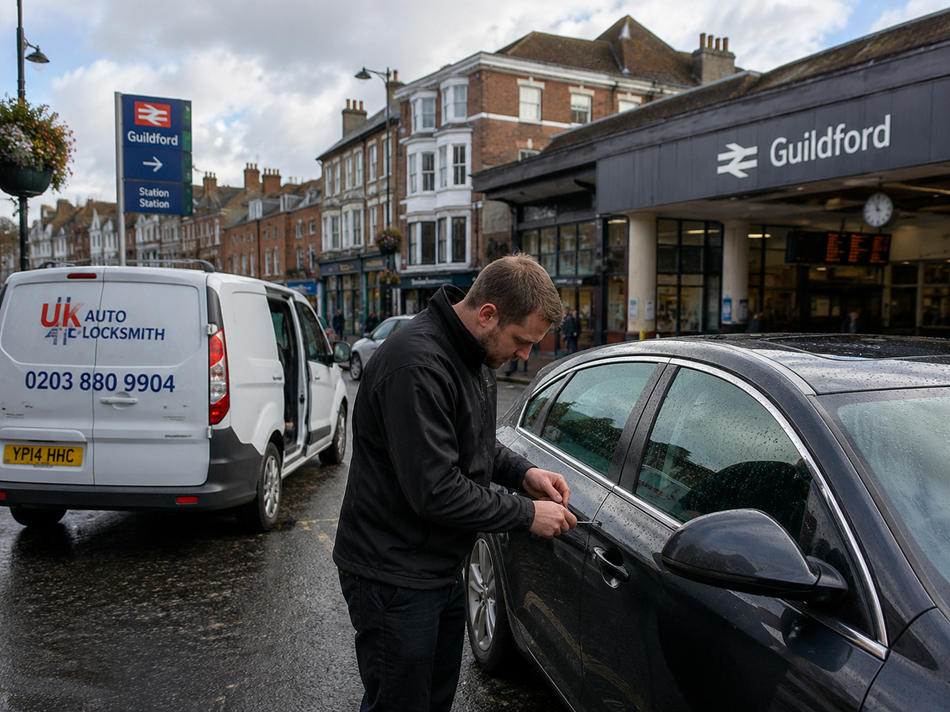 Auto Locksmith in Guildford – 24/7 Mobile Car Key & Lockout Service | UK Auto Locksmith Need an Auto Locksmith in Guildford?